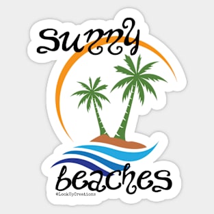 Sunny Beaches Sticker